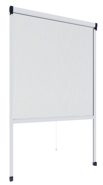 Insektenschutz -Rollo Fenster 130x160cm Weiß
