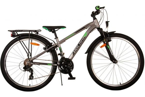 Cross Kinderfahrrad - Jungen - 26 Zoll - Grau - 18 Gänge - Zweihandbremsen