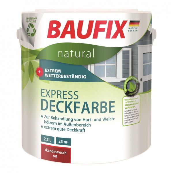 BAUFIX natural | hellgrau Norma24 Express-Deckfarbe