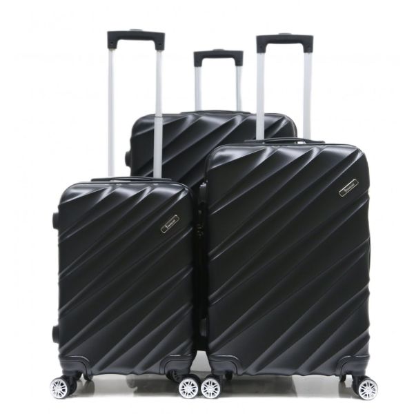 Reisekoffer Koffer 3 tlg Hartschale Trolley Set Kofferset Handgepäck Gepäck Reisetasche ABS-05