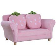 Kindersofa Kindersessel Sofa Couch Kinder Stuhl Kinderzimmer Softsofa Doppelsofa Einzelsofa(Erdbeers