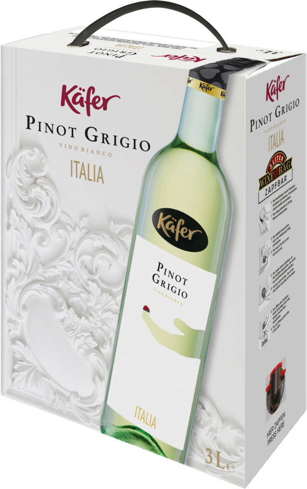 Käfer Pinot Grigio Vino Bianco in 3,0l Bag Norma24 Box trocken 