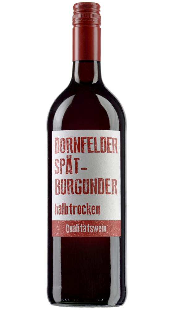 Dornfelder Spätburgunder QbA 2022, halbtrocken, | Norma24 1l Deutschland Rotwein