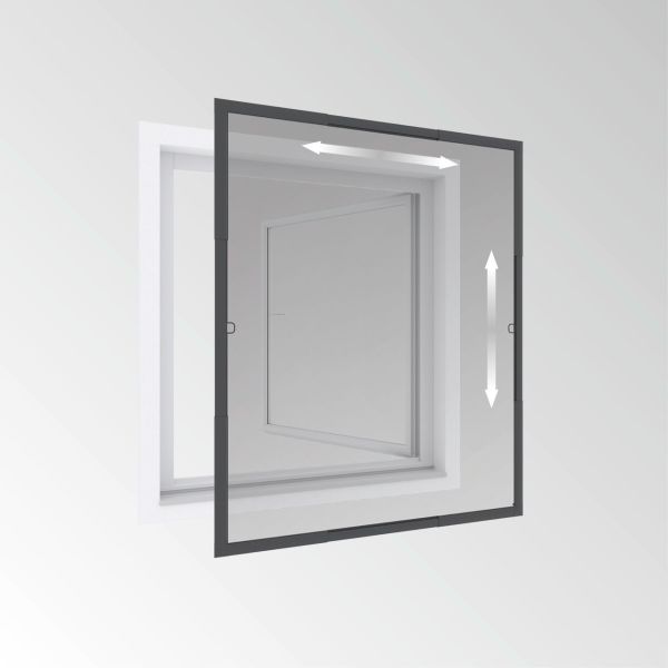 Rahmen Fenster Flexi Fit 100x120 Anthrazit