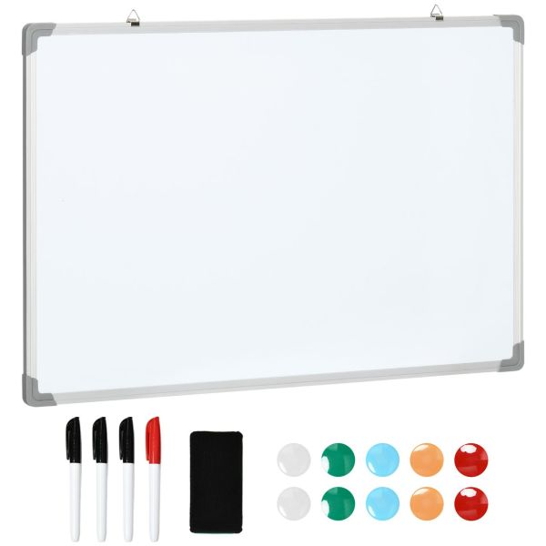 Magnetisches Whiteboard, Magnetboard, Trocken Abwischbar 90 x 60 cm