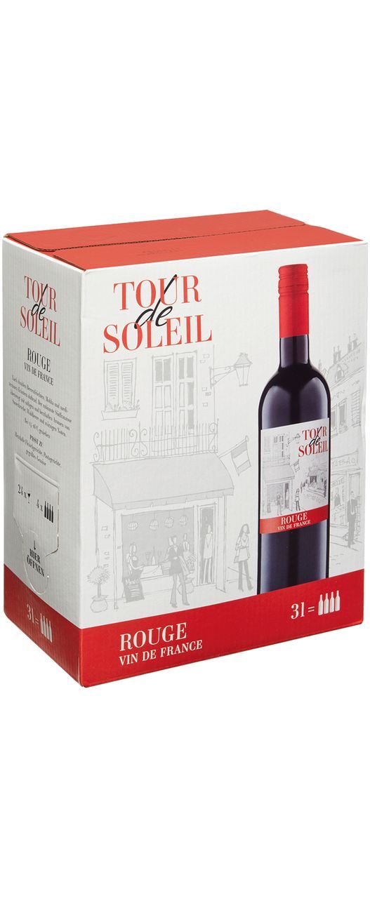 TOUR DE SOLEIL ROUGE 3 L  BIB