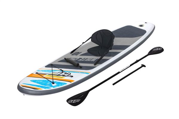 Hydro-Force™ SUP Allround Board-Set White Cap mit Sitz 305 x 84 x 12 cm