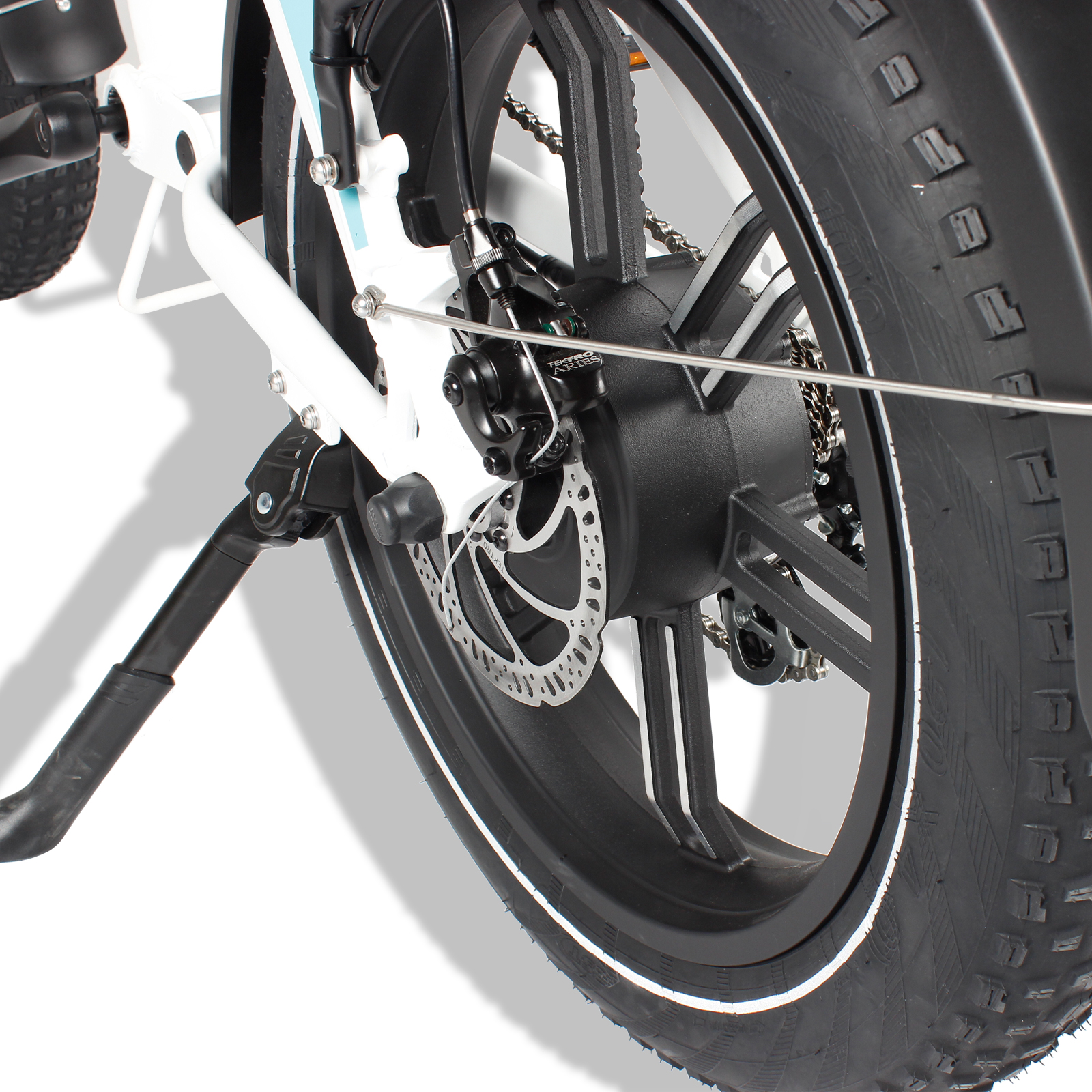 JOBOBIKE E-Bike Eddy-S Elektrofahrrad Fat-Reifen 7 250W Gang Kettenschaltung faltbar | Acera 20 vollgefedert Zoll Heckmotor Shimano Norma24