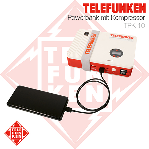 Norma: Telefunken Mobile Autostarthilfe mit Powerbank im Angebot 31.1.2024