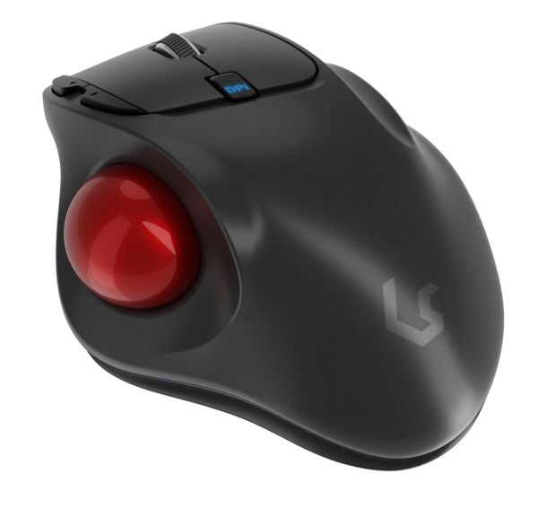 KeySonic KSM-6101RF-EGT, Ergonomische Trackball Maus