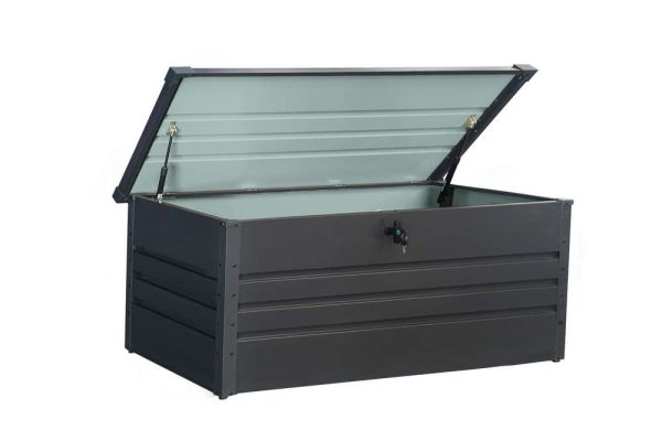 Aufbewahrungsbox 550 L Metall-Aufbewahrungsbox, ca. 165 x 70 x 62 cm - Anthrazit