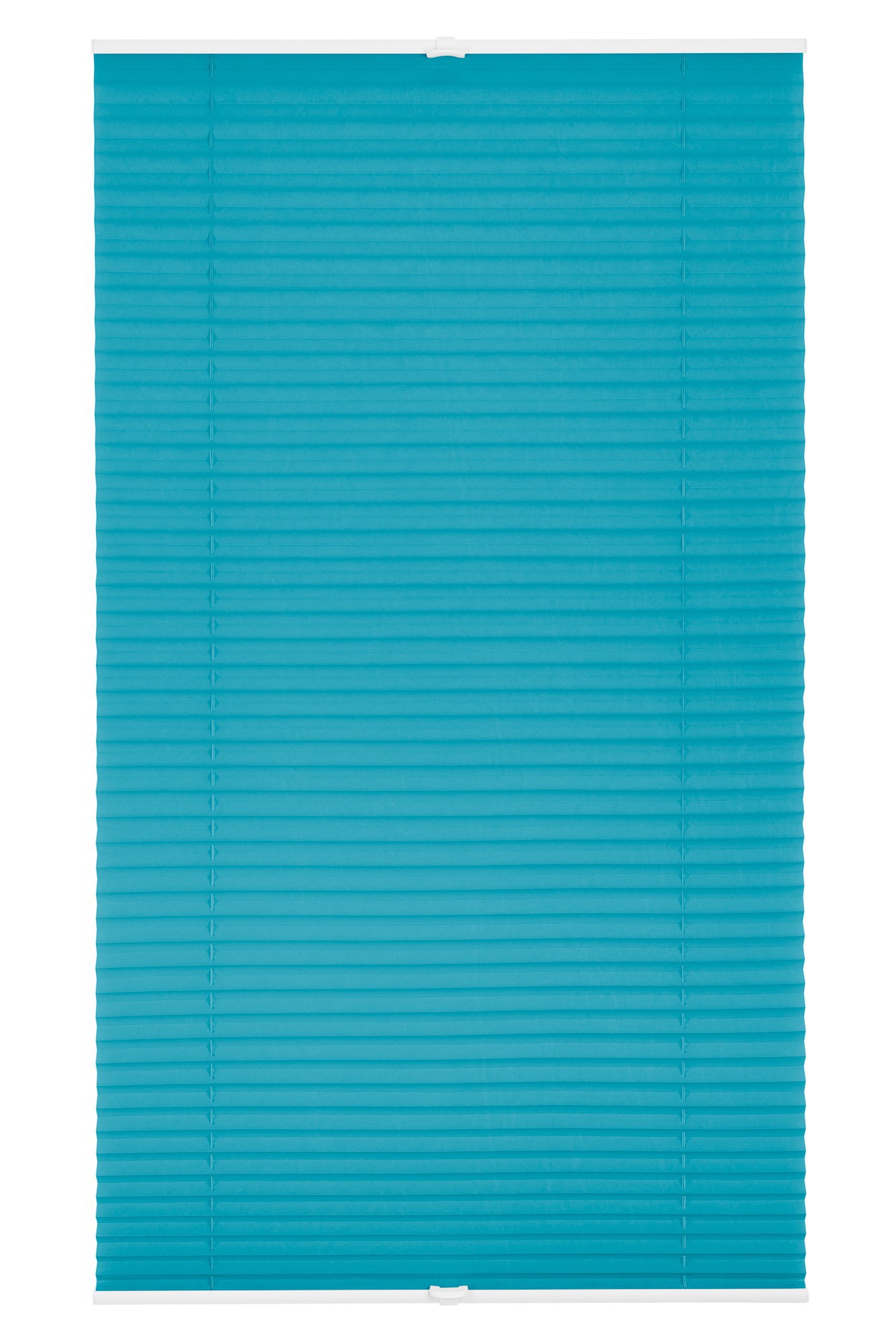 Lichtblick Plissee Klemmfix, (B 210 ohne Bohren, cm verspannt L) cm Blau, x | x Norma24 - 90