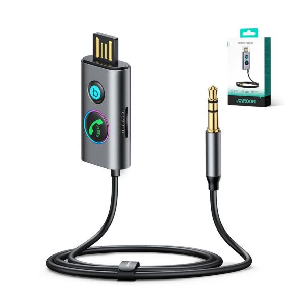 JR-CB7 kabelloser Autoempfänger Bluetooth Technologie – Grau 100 cm mit LED