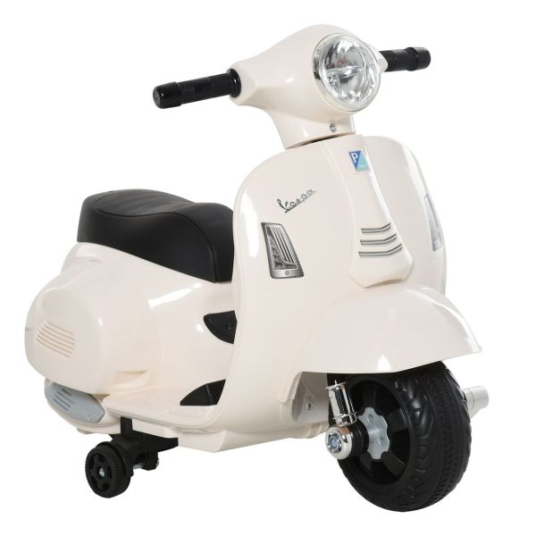 VESPA Elektromotorrad Kindermotorrad Elektrofahrzeuge 3 bis 6 Jahren Weiß