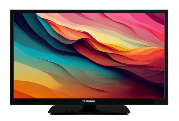 TELEFUNKEN XH24O550M Fernseher 24 Zoll HD-ready LED TV mit Triple-Tuner, schwarz