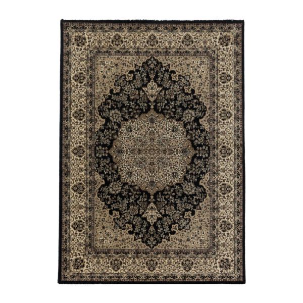 Teppich, KASHMIR 2608, BLACK, 120 x 170 cm