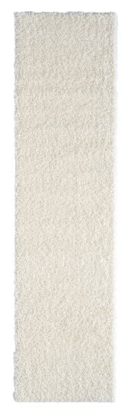 Teppich Elodie, 80cm x 300cm, Farbe Weiß, rechteckig, Florhöhe 37mm