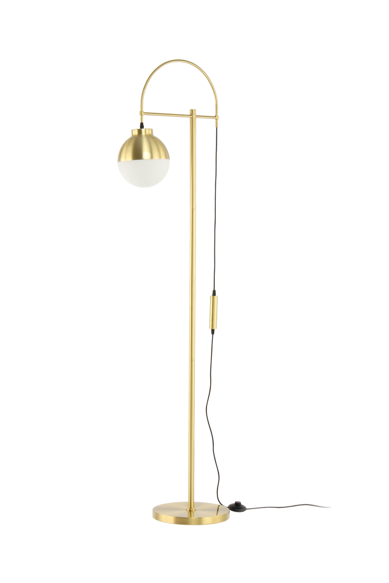 Stehlampe Gold | Lavina Kayoom / Norma24 125 Weiß