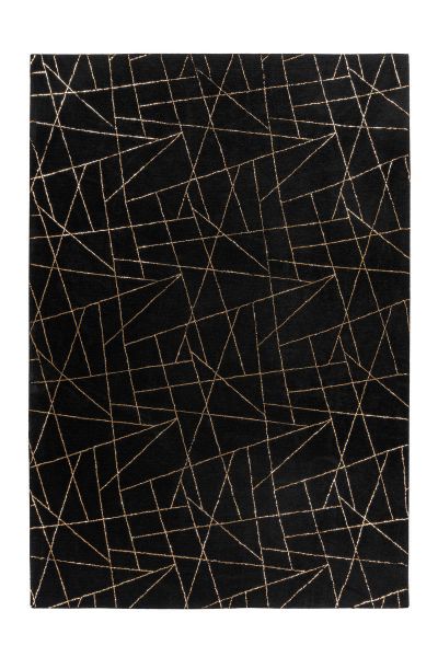 Teppich Schwarz / Gold 200cm x 290cm