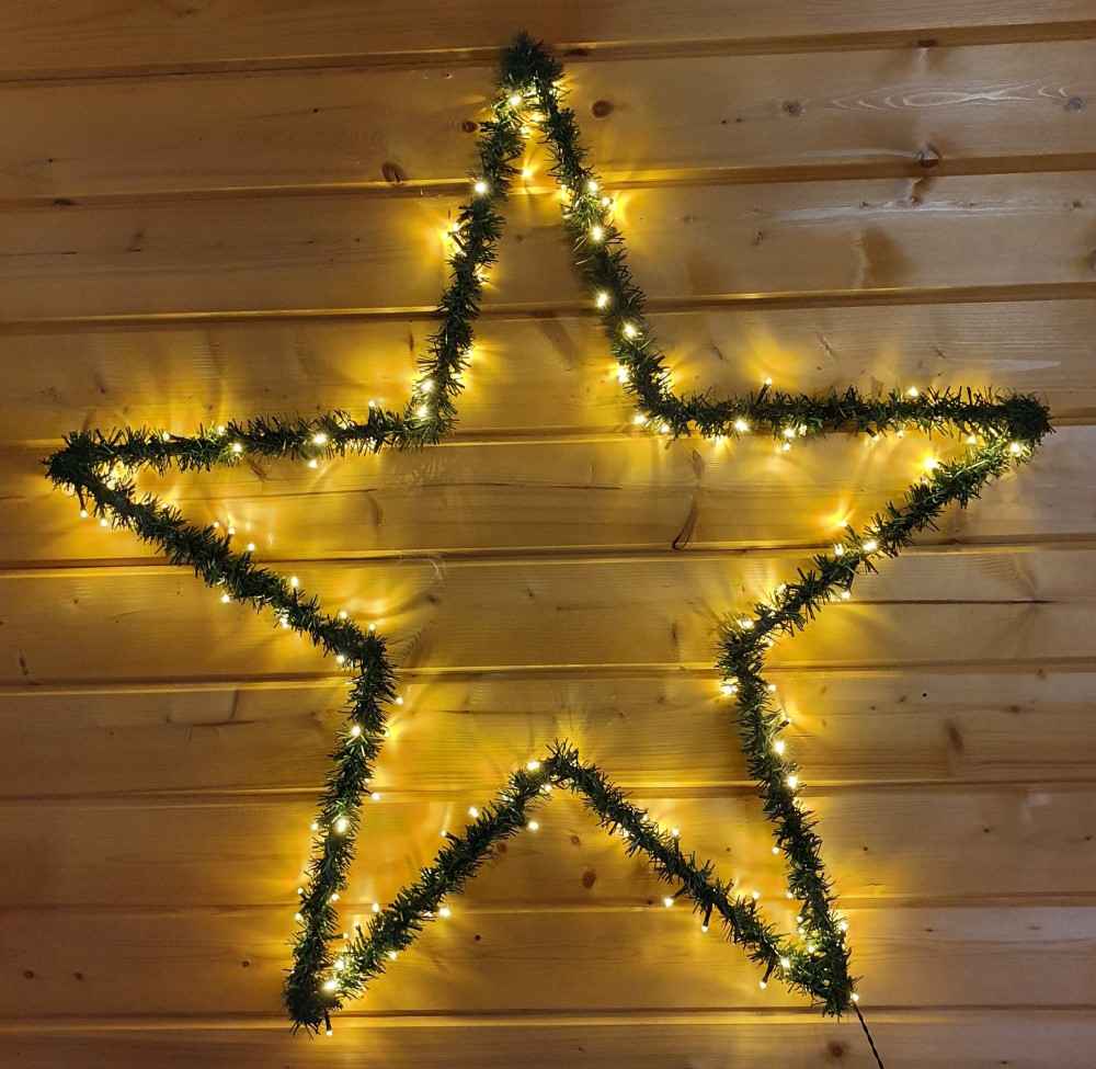 Star-Max LED 100 LEDs Deko-Stern, warmweiße | Norma24