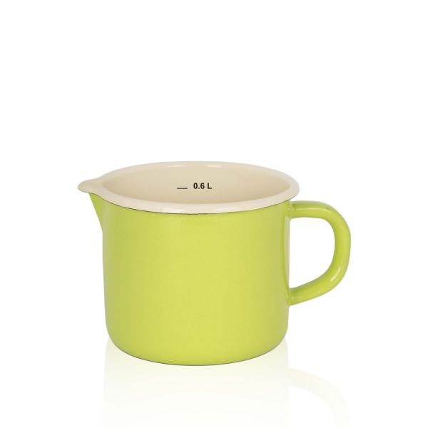 Emaillierter Milchtopf Juist, 10 cm