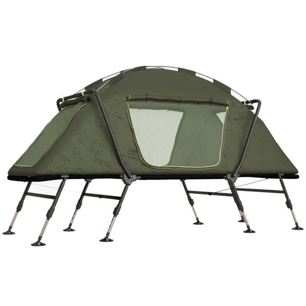 Feldbett mit Zelt Campingbett mit UV-Schutz inkl. Tasche, Regenschutz