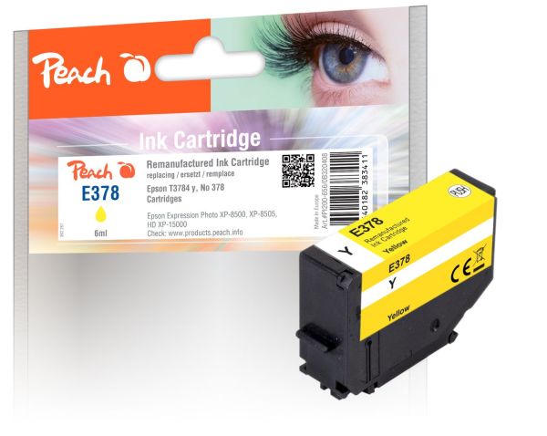 Tintenpatrone gelb ersetzt Epson T3784, No. 378 y