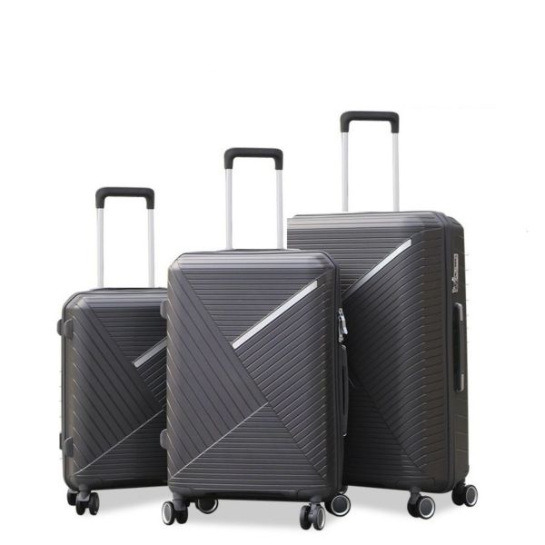 Reisekoffer Koffer 3 tlg Set Trolley Kofferset Handgepäck Polypropylen Gepäck