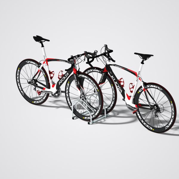 monzana® Fahrradständer für 2 Fahrräder 48x32x27 cm