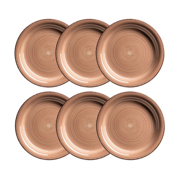 Dessertteller 19,5 cm, 6-er Set, BEIGE