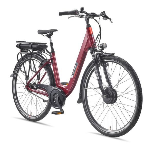 City E-Bike RC845 Multitalent mit 7-Gang Shimano Nabenschaltung, Weinrot