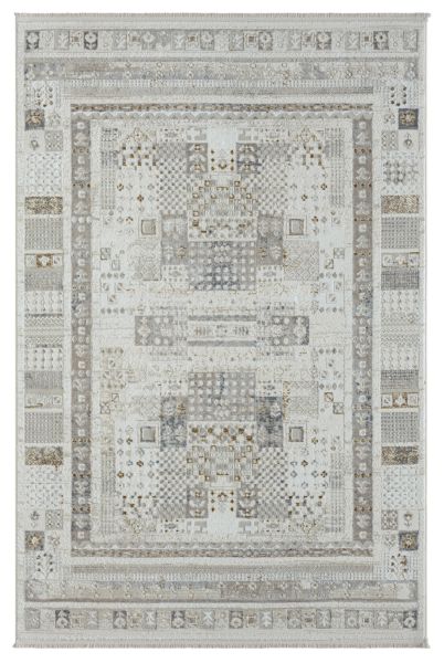 Teppich Aria , 160cm x 230cm, Farbe Beige, rechteckig, Florhöhe 10mm