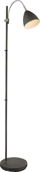 Lighting - ARCHIBALD - Stehleuchte Metall anthrazit, 1x E14
