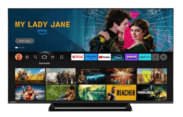 Toshiba 50 Zoll Fernseher Fire TV (4K UHD Smart TV, Dolby Vision HDR, Triple-Tuner, Alexa Built-In)