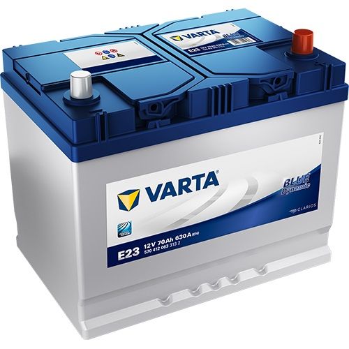 Blue Dynamic 5704120633132 Autobatterien, E23, 12 V, 70 Ah, 630 A