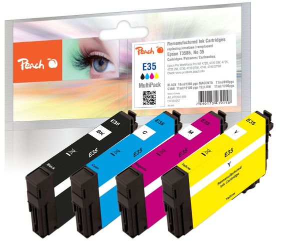 Spar Pack Tintenpatronen ersetzt Epson T3586, No. 35