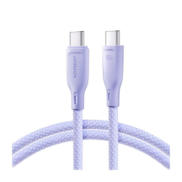 Multi-Color Series SA34-CC3 USB-C/USB-C-Kabel 60 W schnelle Übertragung 1 m