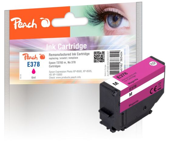 Tintenpatrone magenta ersetzt Epson T3783, No. 378 m