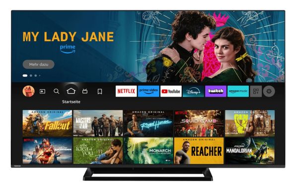 Toshiba 65 Zoll Fernseher Fire TV (4K UHD Smart TV, Dolby Vision HDR, Triple-Tuner, Alexa Built-In)