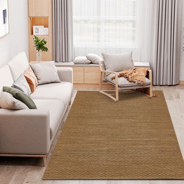 Teppich aus Wolle Taupe 230 x 160 x 1 cm