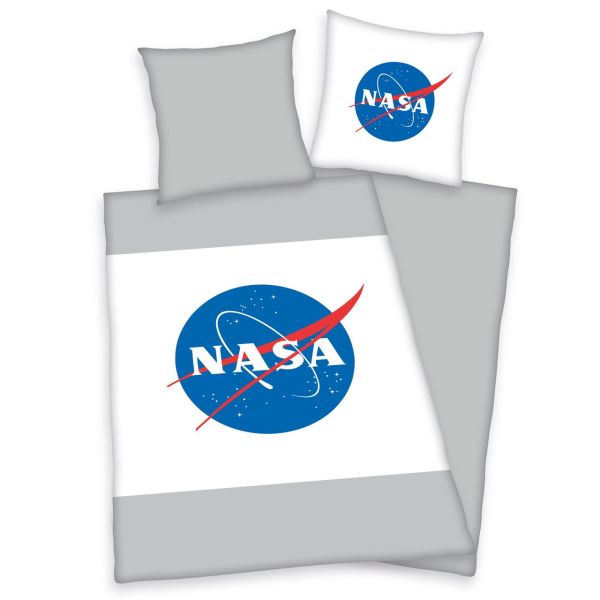 NASA Bettwäsche, 80x80 cm + 135x200 cm