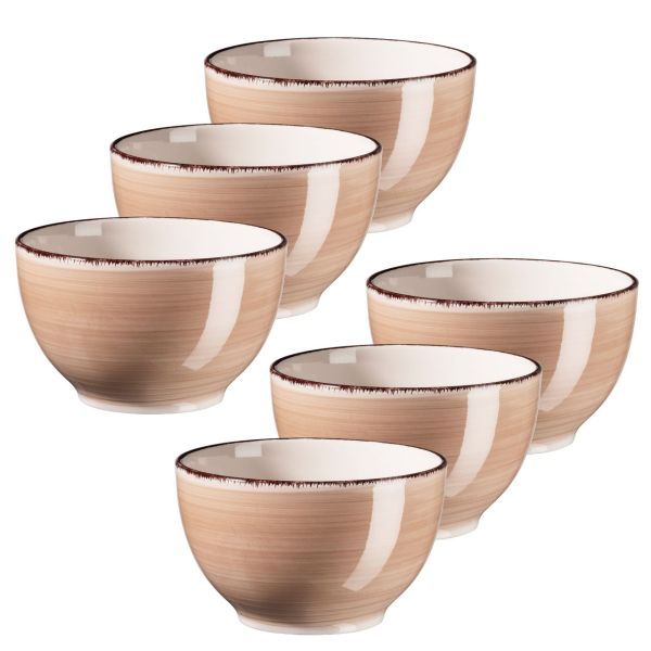 Müslischale 14 cm, 6-er Set, BEIGE