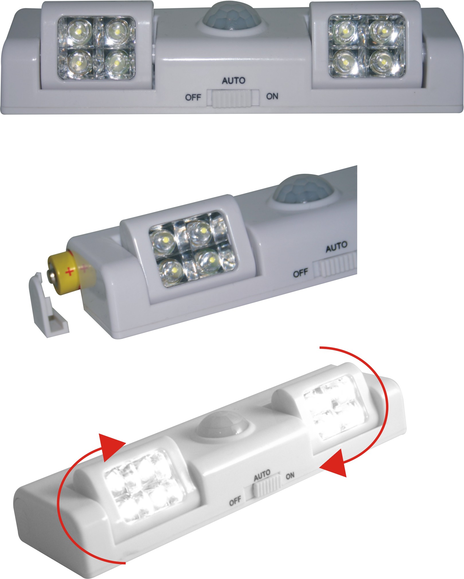 I-Glow Smarte LED-Leuchte LED Sensor Lampe 2in1 Bewegungsmelder