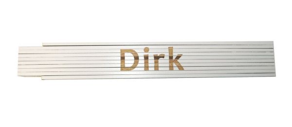 Meterstab weiß Dirk