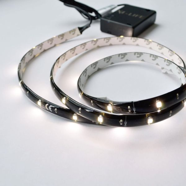 LED Strip 1m warm-weiß Batterie