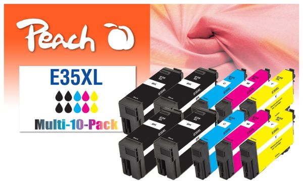 10er-Pack Tintenpatr., ersetzt Epson No. 35XL