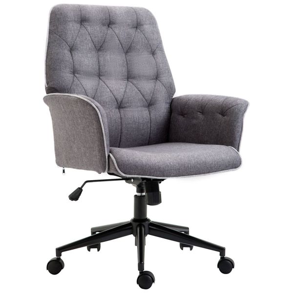 Bürostuhl mit Wippfunktion Drehstuhl Home-Office-Stuhl höhenverstellbarer Schreibtischstuhl ergonomi