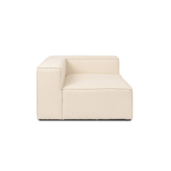 Modulares Sofa VERONA Linkes Ecksofa - beige