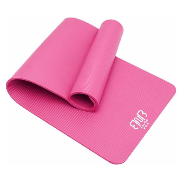 Premium NBR Sportmatte, rutschfeste Gymnastikmatte, Rosa Yogamatte Stretching Pilates