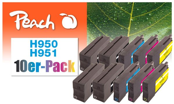 10er-Pack Tintenpatronen ersetzt HP No. 950, No. 951